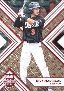 2018 Panini Elite Extra Edition - Status Die Cut Red #4 Nick Madrigal Front