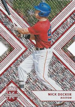 2018 Panini Elite Extra Edition - Status Die Cut Red #63 Nick Decker Front