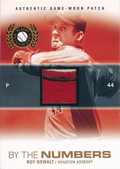 2005 Fleer Patchworks - By the Numbers Patch #BTN-RO Roy Oswalt Front