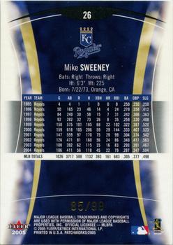 2005 Fleer Patchworks - Gold #26 Mike Sweeney Back