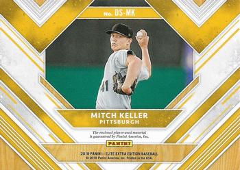 2018 Panini Elite Extra Edition - Dual Silhouettes Gold #DS-MK Mitch Keller Back