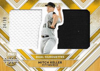 2018 Panini Elite Extra Edition - Dual Silhouettes Gold #DS-MK Mitch Keller Front