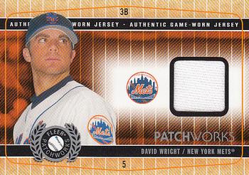 2005 Fleer Patchworks - Jersey #PW-DW David Wright Front
