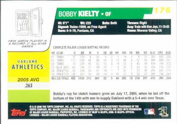 2006 Topps #176 Bobby Kielty Back