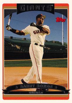 2006 Topps #100 Barry Bonds Front