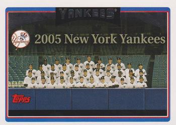 2006 Topps #284 New York Yankees Front