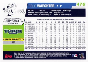 2006 Topps #478 Doug Waechter Back