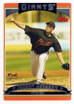 2006 Topps #625 Jeremy Accardo Front