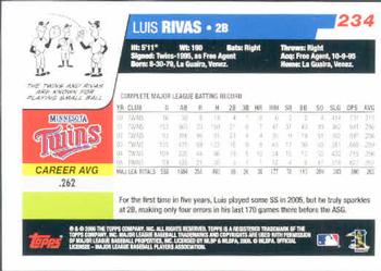 2006 Topps #234 Luis Rivas Back