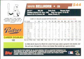 2006 Topps #544 Mark Bellhorn Back