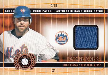 2005 Fleer Patchworks - Patch #PW-MIKE Mike Piazza Front
