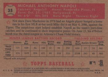 2006 Topps '52 Rookies #35 Mike Napoli Back