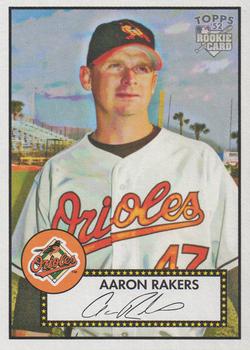 2006 Topps '52 Rookies #201 Aaron Rakers Front