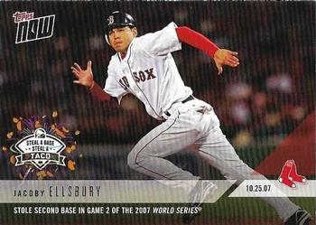 2018 Topps Now Taco Bell Steal a Base Steal a Taco #TTH-1 Jacoby Ellsbury Front