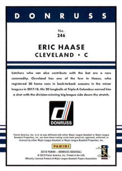 2019 Donruss #246 Eric Haase Back