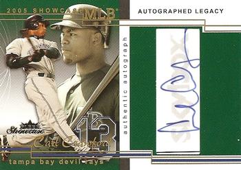 2005 Fleer Showcase - Autographed Legacy #66 Carl Crawford Front