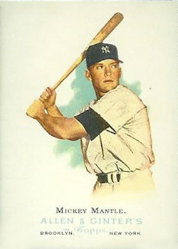 2006 Topps Allen & Ginter #275 Mickey Mantle Front