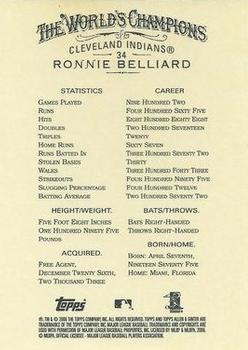 2006 Topps Allen & Ginter #34 Ronnie Belliard Back