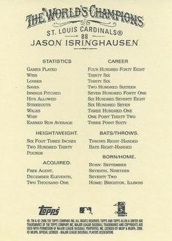 2006 Topps Allen & Ginter #88 Jason Isringhausen Back