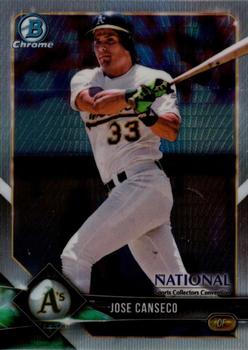 2018 Bowman Chrome National Convention #BNR-JC Jose Canseco Front