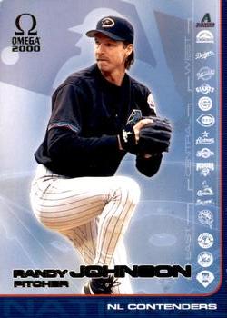 2000 Pacific Omega - NL Contenders #1 Randy Johnson Front