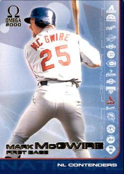 2000 Pacific Omega - NL Contenders #17 Mark McGwire Front