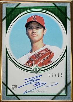 2018 Topps Transcendent Collection - Transcendent Collection Autographs Emerald #TCA-SO Shohei Ohtani Front