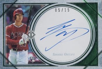 2018 Topps Transcendent Collection - Transcendent Collection Autographs Emerald #TCA-SO Shohei Ohtani Front