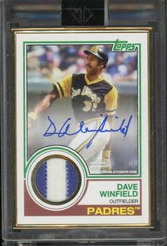 2018 Topps Transcendent Collection - 1983 Autograph Relics #AR-DW Dave Winfield Front