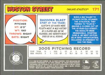 2006 Bazooka #171 Huston Street Back
