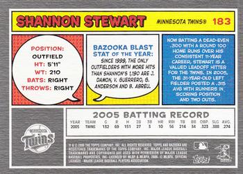 2006 Bazooka #183 Shannon Stewart Back