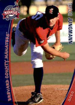 2012 Grandstand Brevard County Manatees #NNO Taylor Jungmann Front