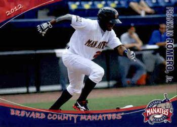 2012 Grandstand Brevard County Manatees #NNO Franklin Romero Front