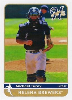 2012 Grandstand Helena Brewers #NNO Michael Turay Front