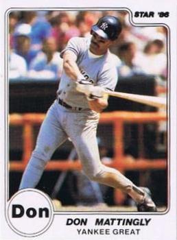 1986 Star Promos #NNO Don Mattingly Front