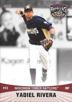 2012 Choice Wisconsin Timber Rattlers #17 Yadiel Rivera Front