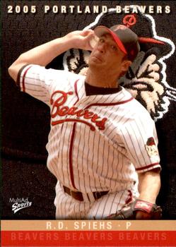 2005 MultiAd Portland Beavers #27 R.D. Spiehs Front