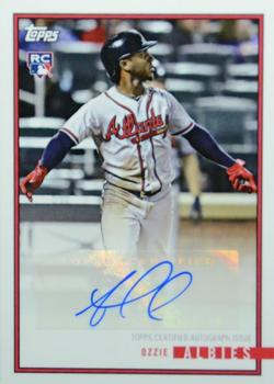 2018 Topps On-Demand Rookie Year in Review - Autographs Blue #6A Ozzie Albies Front