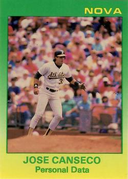 1988-89 Star Nova #45 Jose Canseco Front