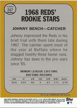 2016 Topps - 65th Anniversary Buybacks Gold Stamp #16 Johnny Bench Back