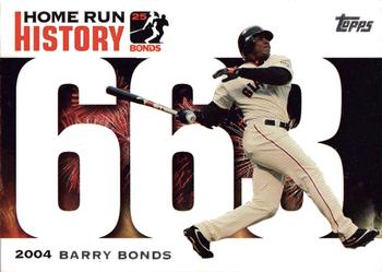 2006 Topps - Barry Bonds Home Run History #BB 663 Barry Bonds Front