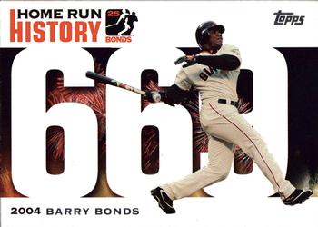 2006 Topps - Barry Bonds Home Run History #BB 669 Barry Bonds Front