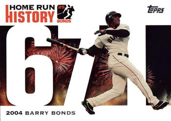 2006 Topps - Barry Bonds Home Run History #BB 671 Barry Bonds Front