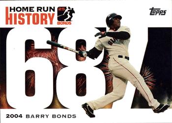 2006 Topps - Barry Bonds Home Run History #BB 687 Barry Bonds Front