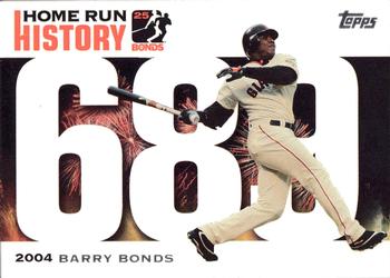 2006 Topps - Barry Bonds Home Run History #BB 689 Barry Bonds Front