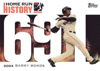 2006 Topps - Barry Bonds Home Run History #BB 691 Barry Bonds Front