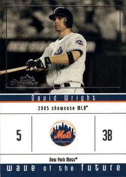 2005 Fleer Showcase - Wave of the Future #15WF David Wright Front
