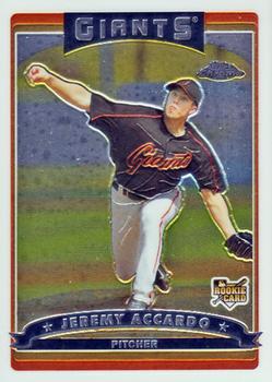 2006 Topps Chrome #296 Jeremy Accardo Front