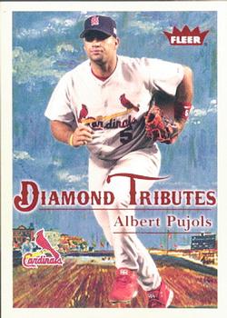 2005 Fleer Tradition - Diamond Tributes #1 DT Albert Pujols Front