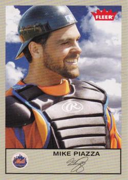 2005 Fleer Tradition - Gray Backs #46 Mike Piazza Front